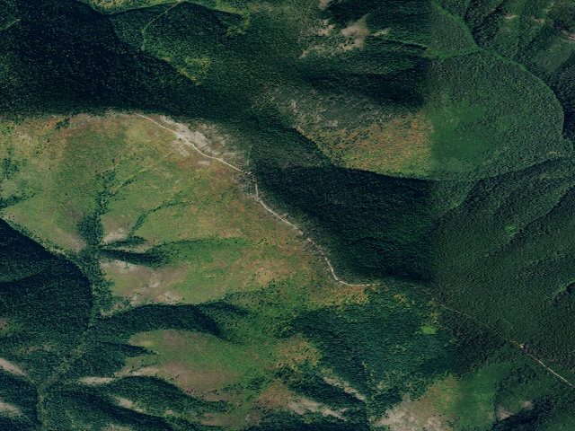 Aerial image of USFS dispersed camp — ID #149