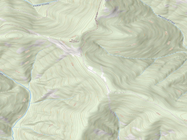 USGS topographic map of USFS dispersed camp — ID #149