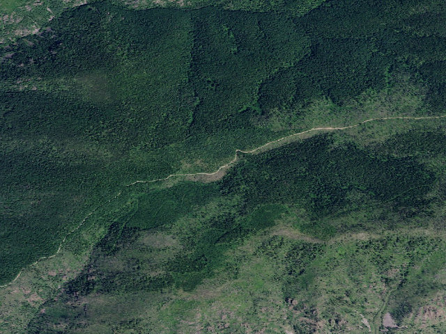 Aerial image of USFS dispersed camp — ID #15