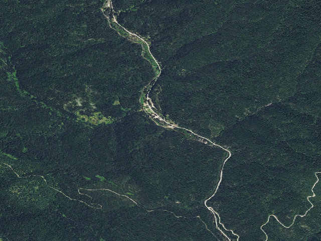 Aerial image of USFS dispersed camp — ID #152