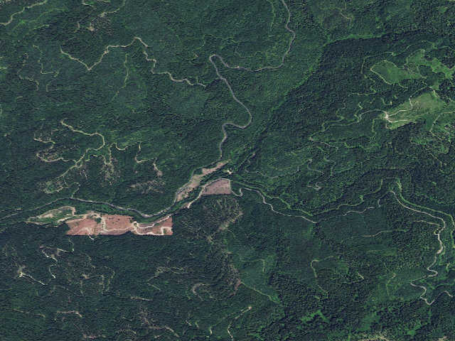 Aerial image of USFS dispersed camp — ID #156