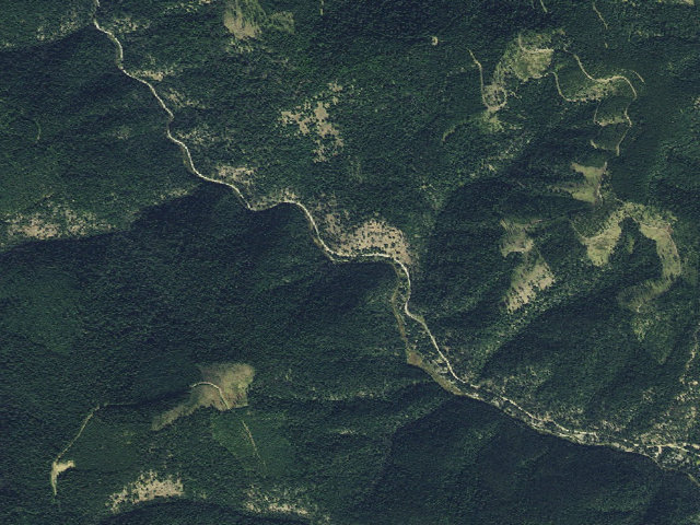 Aerial image of USFS dispersed camp — ID #16