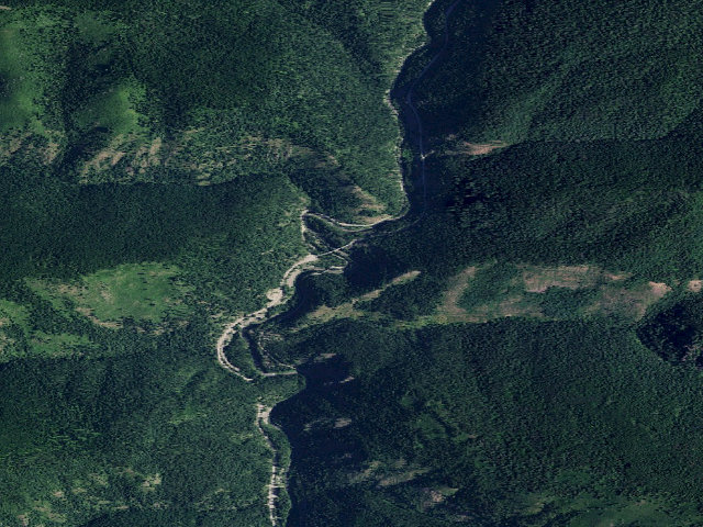 Aerial image of USFS dispersed camp — ID #161