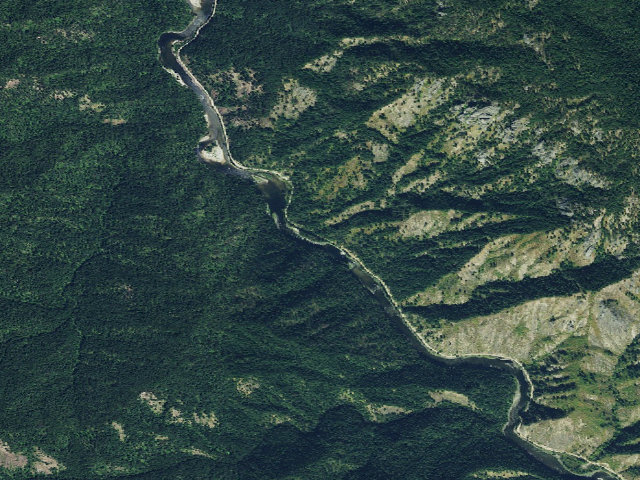 Aerial image of USFS dispersed camp — ID #164