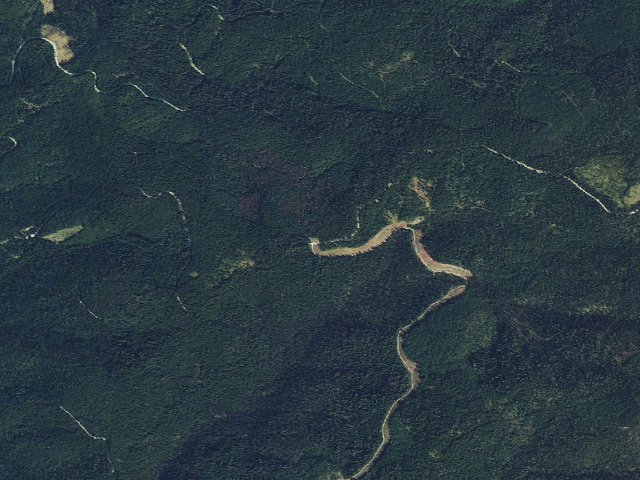 Aerial image of USFS dispersed camp — ID #165