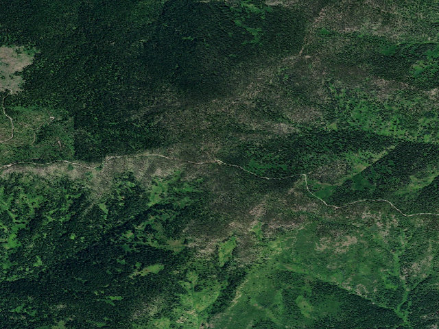 Aerial image of USFS dispersed camp — ID #169