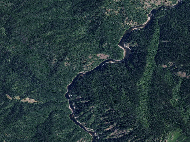 Aerial image of USFS dispersed camp — ID #174