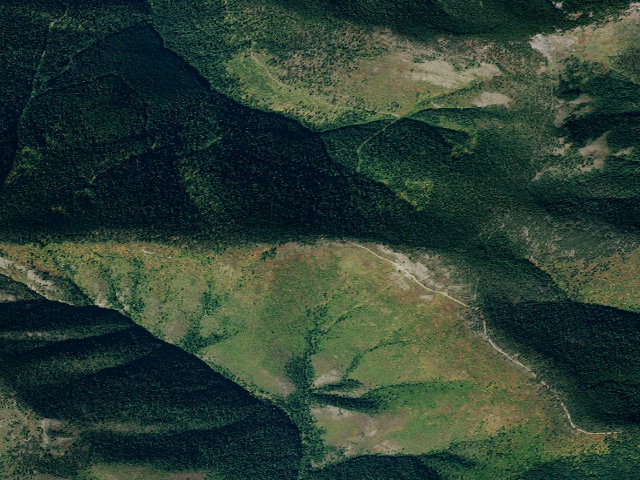 Aerial image of USFS dispersed camp — ID #18