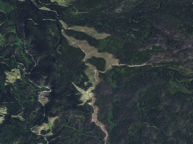Aerial image of USFS dispersed camp — ID #183