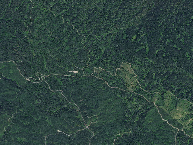 Aerial image of USFS dispersed camp — ID #186