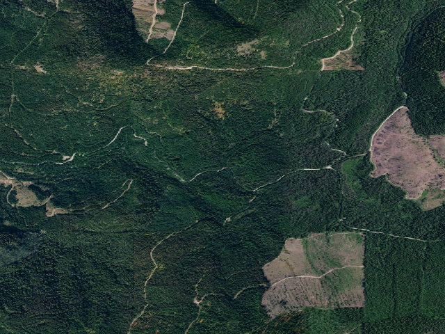 Aerial image of USFS dispersed camp — ID #188