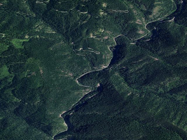 Aerial image of USFS dispersed camp — ID #189