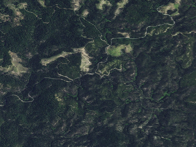 Aerial image of USFS dispersed camp — ID #191