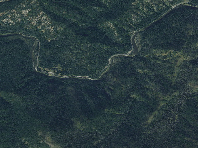 Aerial image of USFS dispersed camp — ID #192