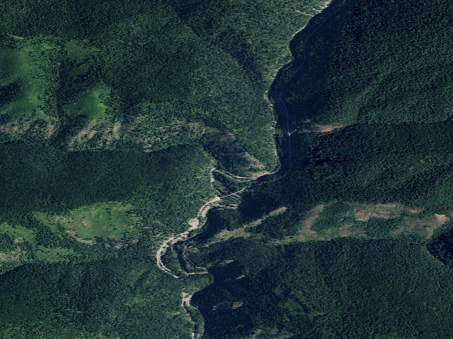 Aerial image of USFS dispersed camp — ID #194