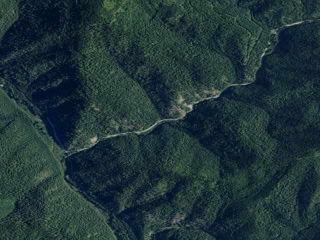 Aerial image of USFS dispersed camp — ID #198