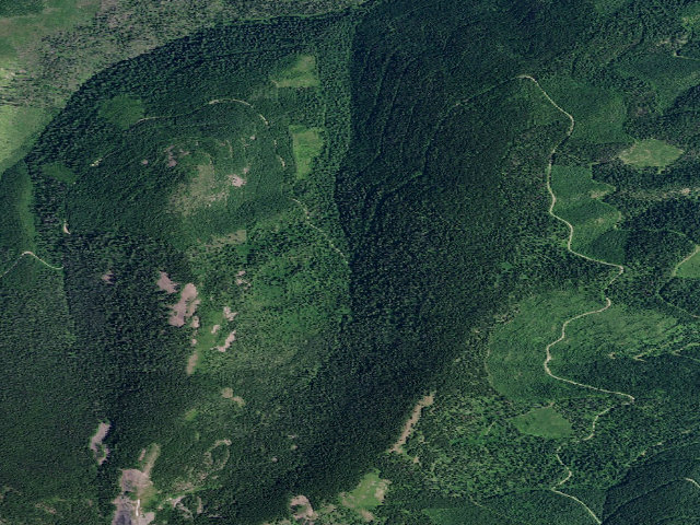 Aerial image of USFS dispersed camp — ID #20