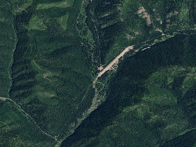 Aerial image of USFS dispersed camp — ID #207
