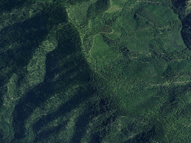 Aerial image of USFS dispersed camp — ID #210