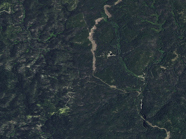 Aerial image of USFS dispersed camp — ID #213