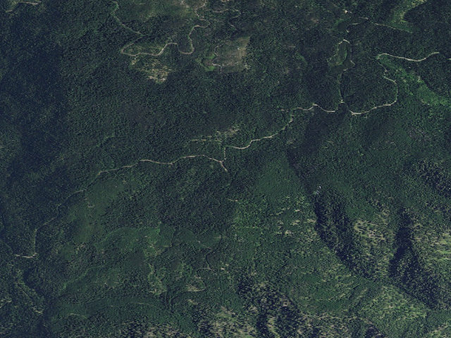 Aerial image of USFS dispersed camp — ID #214