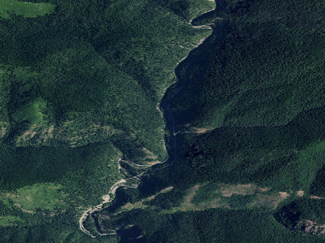 Aerial image of USFS dispersed camp — ID #233