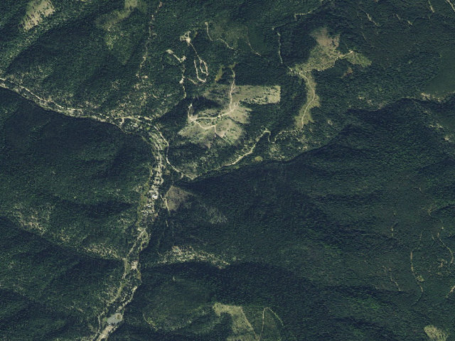 Aerial image of USFS dispersed camp — ID #234