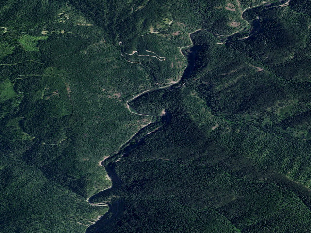 Aerial image of USFS dispersed camp — ID #237