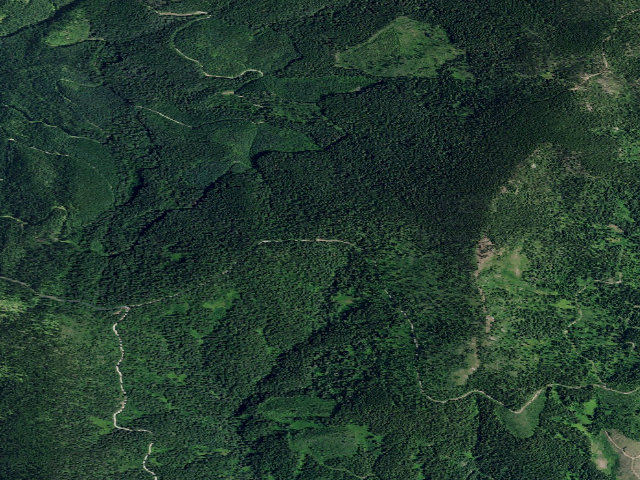 Aerial image of USFS dispersed camp — ID #238