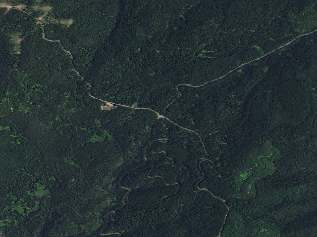 Aerial image of USFS dispersed camp — ID #243