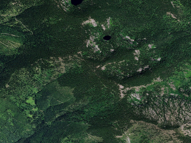 Aerial image of USFS dispersed camp — ID #244