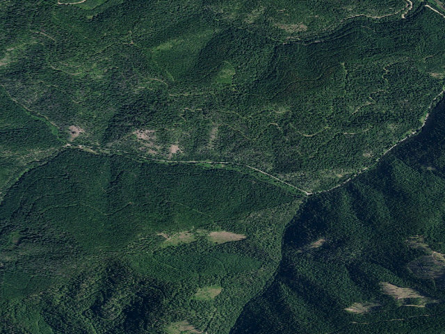 Aerial image of USFS dispersed camp — ID #245