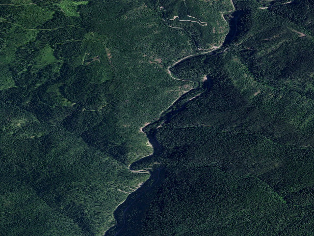 Aerial image of USFS dispersed camp — ID #248