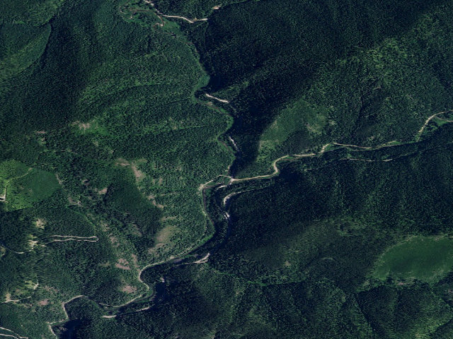 Aerial image of USFS dispersed camp — ID #249