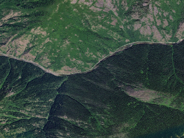 Aerial image of USFS dispersed camp — ID #256
