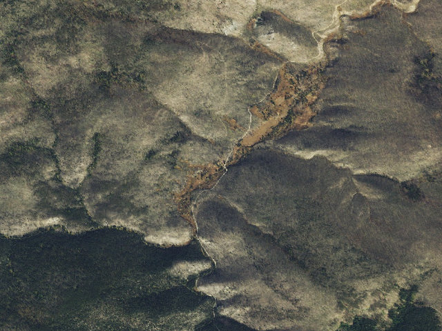 Aerial image of USFS dispersed camp — ID #257