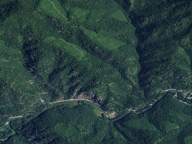 Aerial image of USFS dispersed camp — ID #26