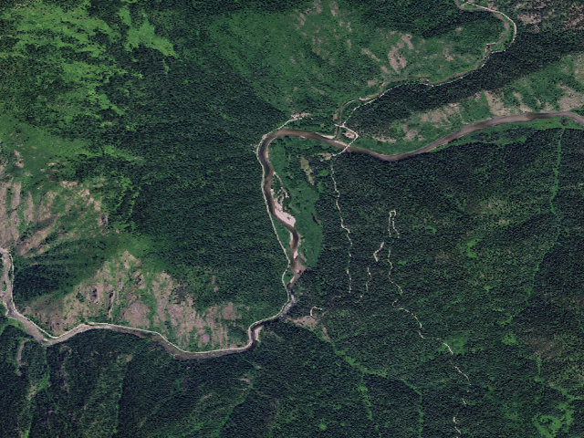 Aerial image of USFS dispersed camp — ID #260