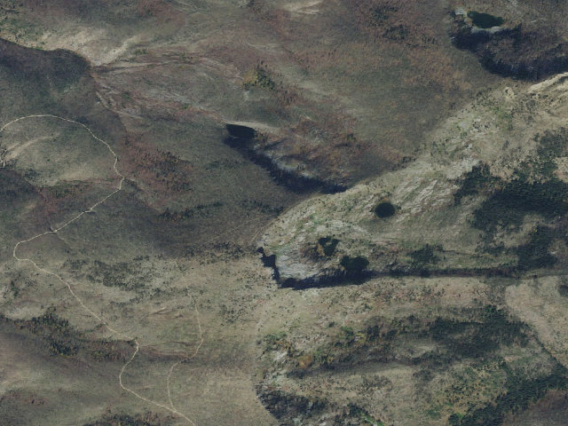 Aerial image of USFS dispersed camp — ID #261