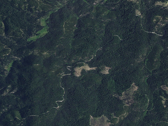 Aerial image of USFS dispersed camp — ID #263