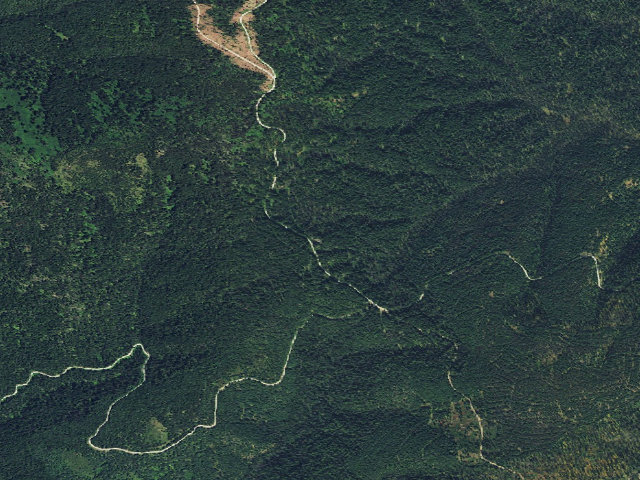Aerial image of USFS dispersed camp — ID #264