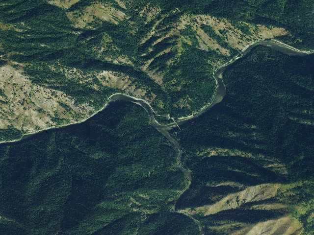 Aerial image of USFS dispersed camp — ID #266