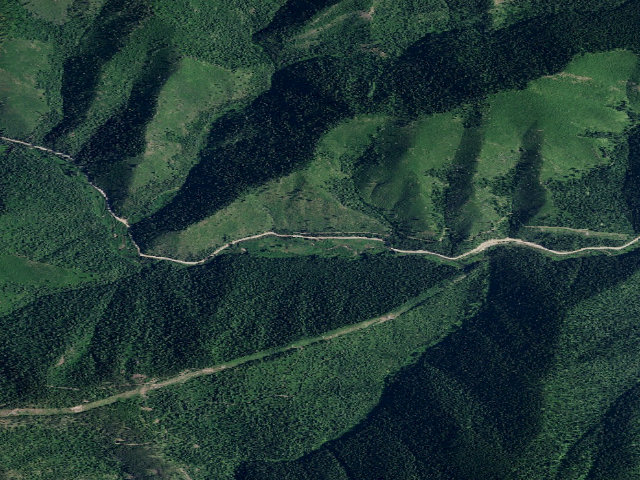 Aerial image of USFS dispersed camp — ID #267
