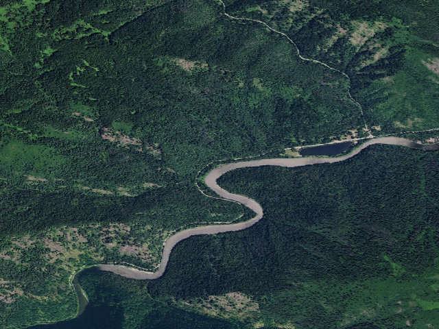 Aerial image of USFS dispersed camp — ID #272
