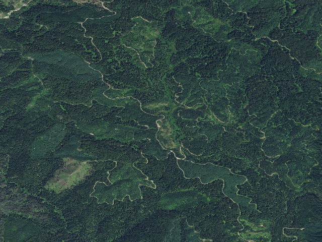 Aerial image of USFS dispersed camp — ID #273