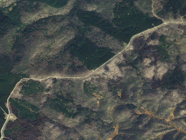 Aerial image of USFS dispersed camp — ID #278