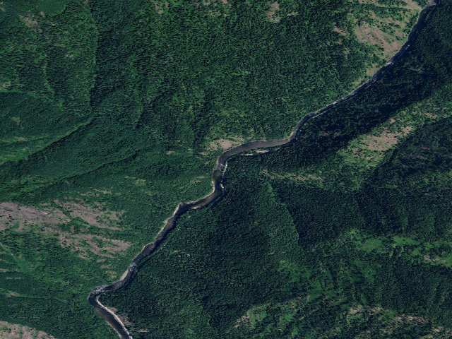 Aerial image of USFS dispersed camp — ID #280