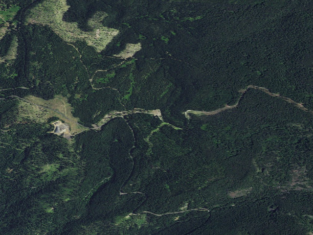 Aerial image of USFS dispersed camp — ID #283