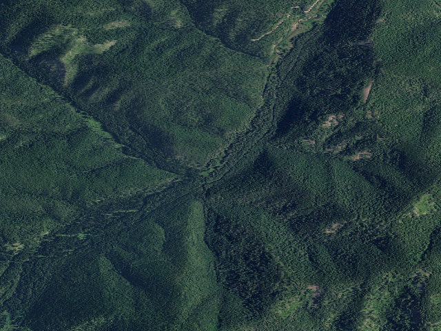 Aerial image of USFS dispersed camp — ID #284