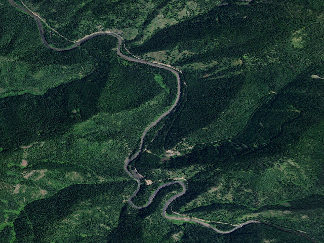 Aerial image of USFS dispersed camp — ID #289